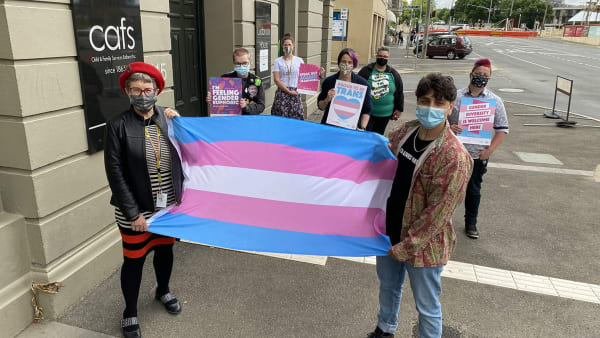 Cafs raises transgender flag for the first time in Ballarat